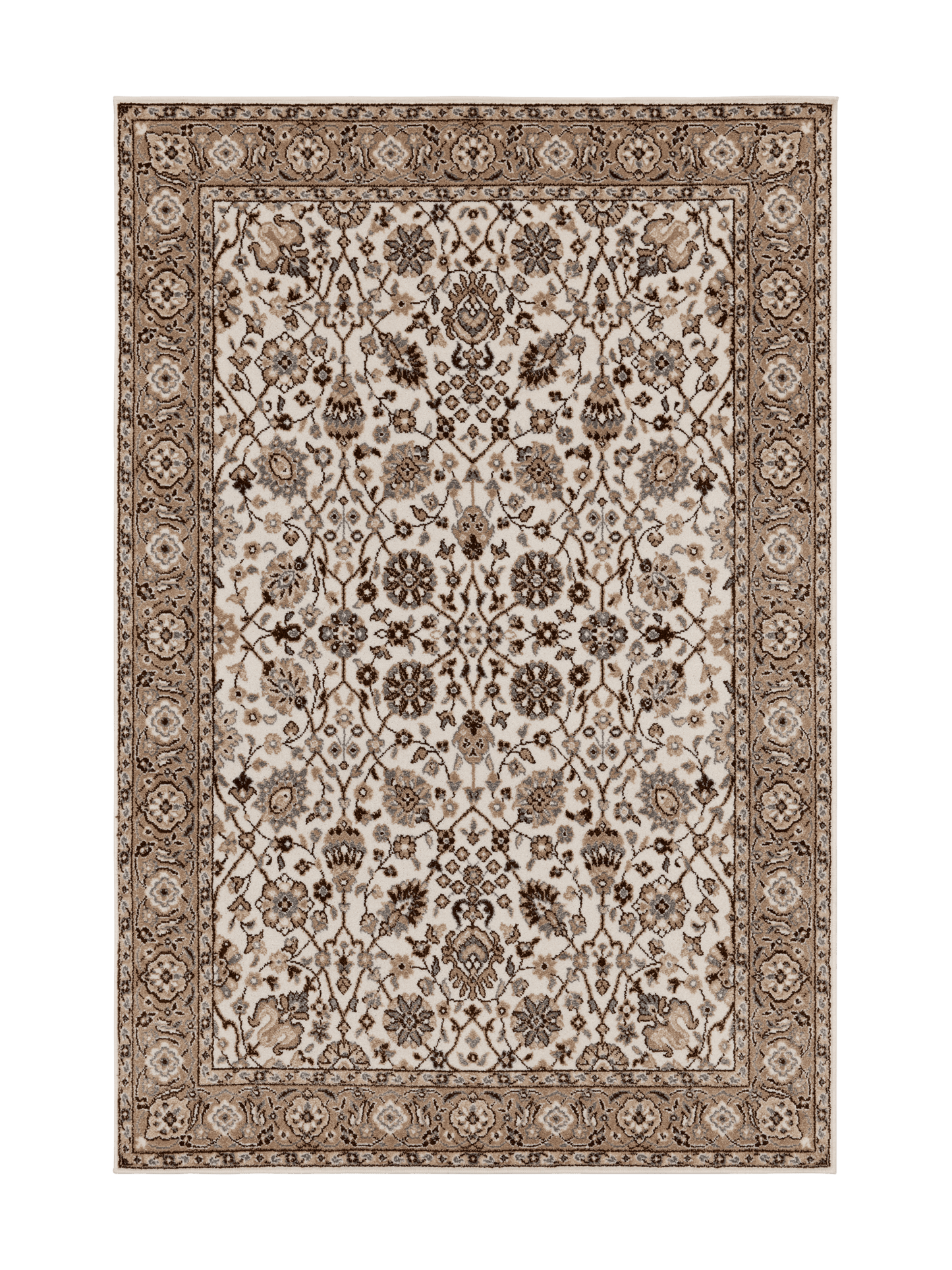 109266-1001; Vallila Kaneli-matto Beige-valkoinen / 133x190 cm 
