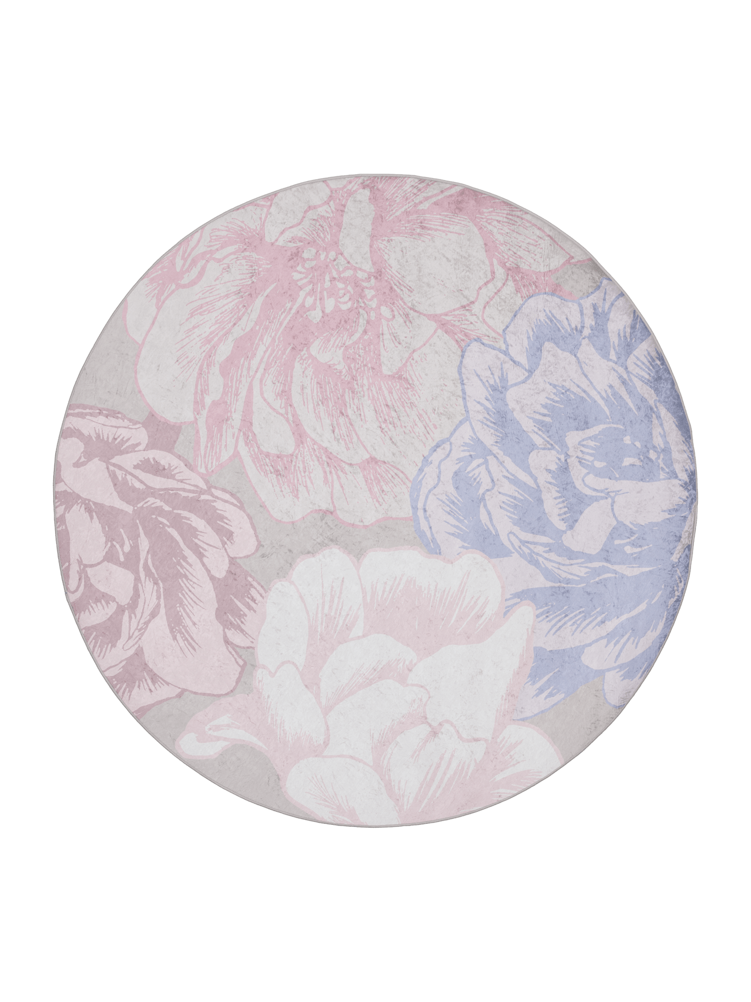 108759-4010; Vallila Juhannusruusu-matto Pastelli / Ø160 cm 