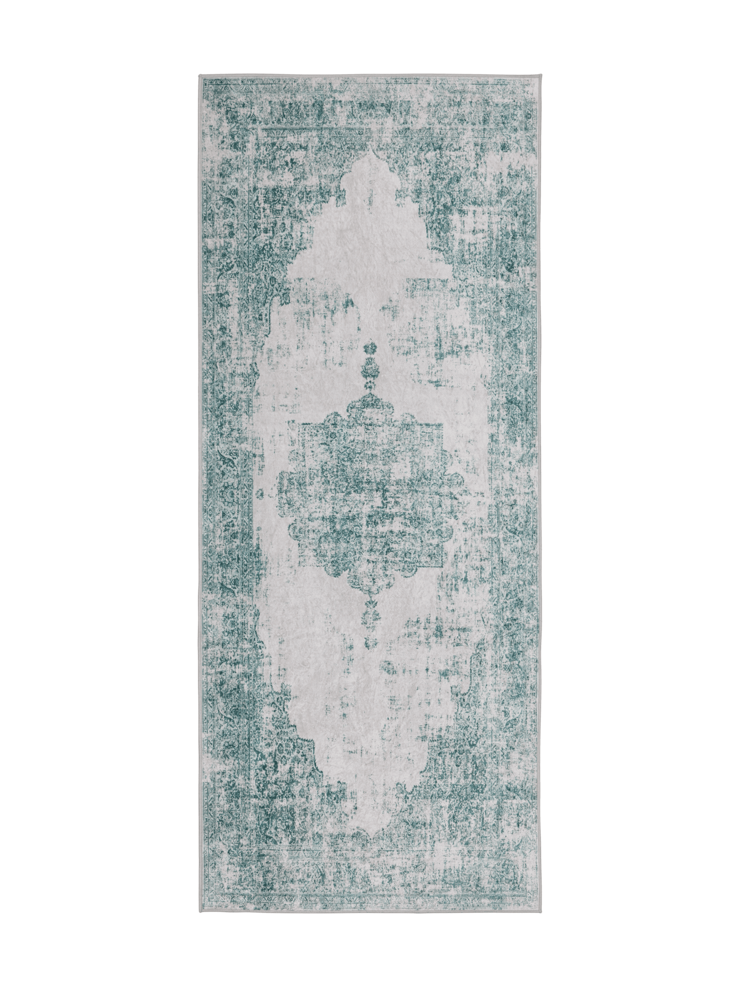 105835-7100; Vallila Topaasi-käytävämatto Salvianvihreä / 80x200 cm 