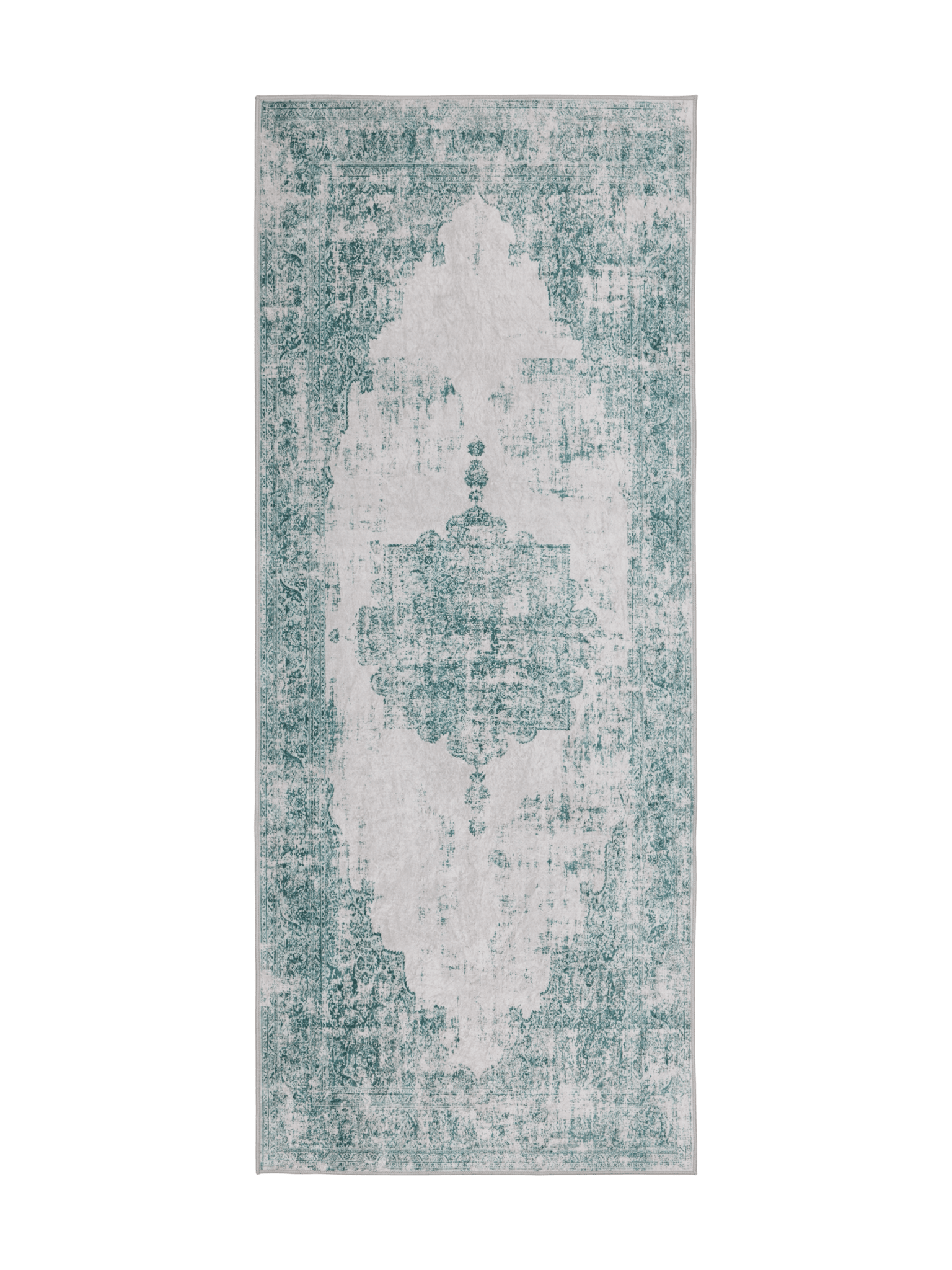 105835-7100; Vallila Topaasi-käytävämatto Salvianvihreä / 80x200 cm 
