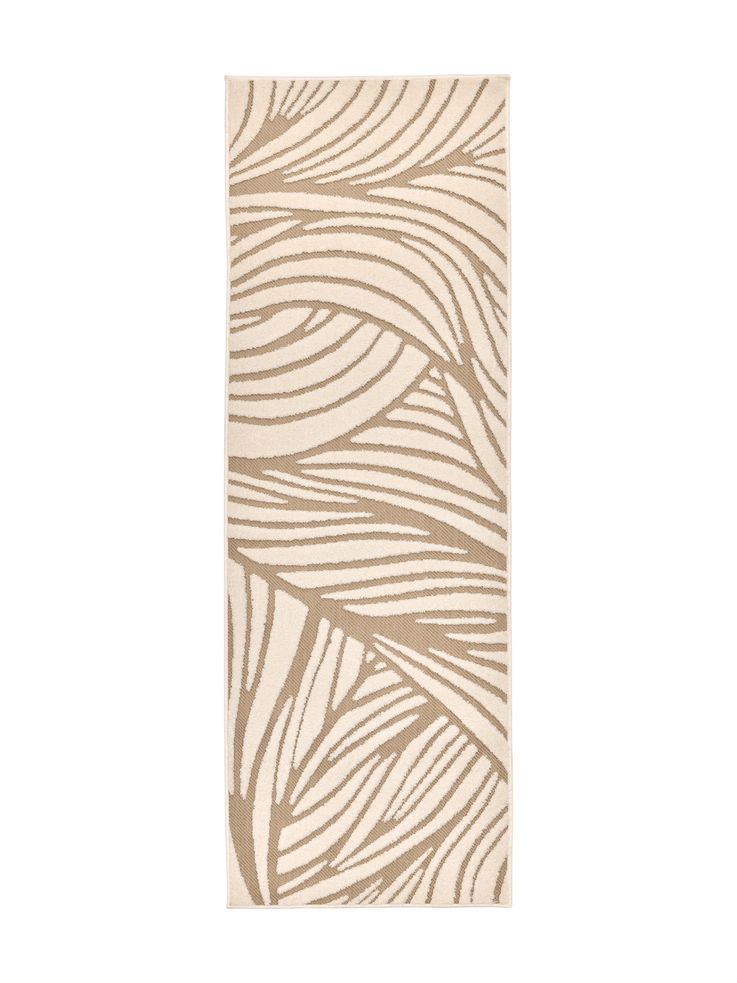 109261-1001; Vallila Aallokko-käytävämatto Beige-valkoinen / 80x230 cm 