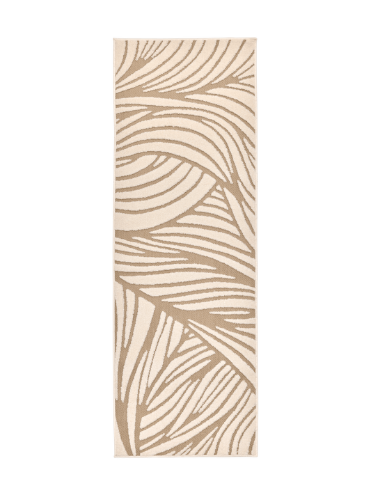 109261-1001; Vallila Aallokko-käytävämatto Beige-valkoinen / 80x230 cm 