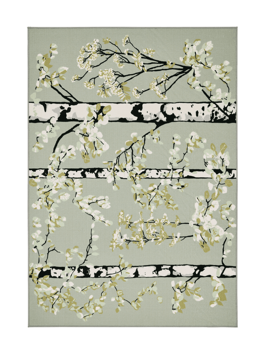 108752-7303; Vallila Luontopolku-matto Sammaleenvihreä / 160x230 cm 