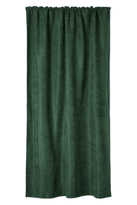 101140-7700; Vallila Royal-verho Tummanvihreä / 140x250 cm 