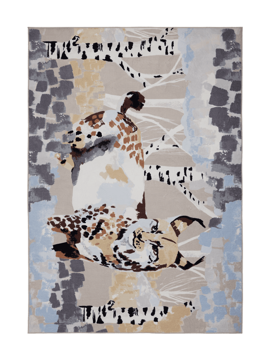 109341-1060; Vallila Ilves-matto Beige / Sininen / 140x200 cm 