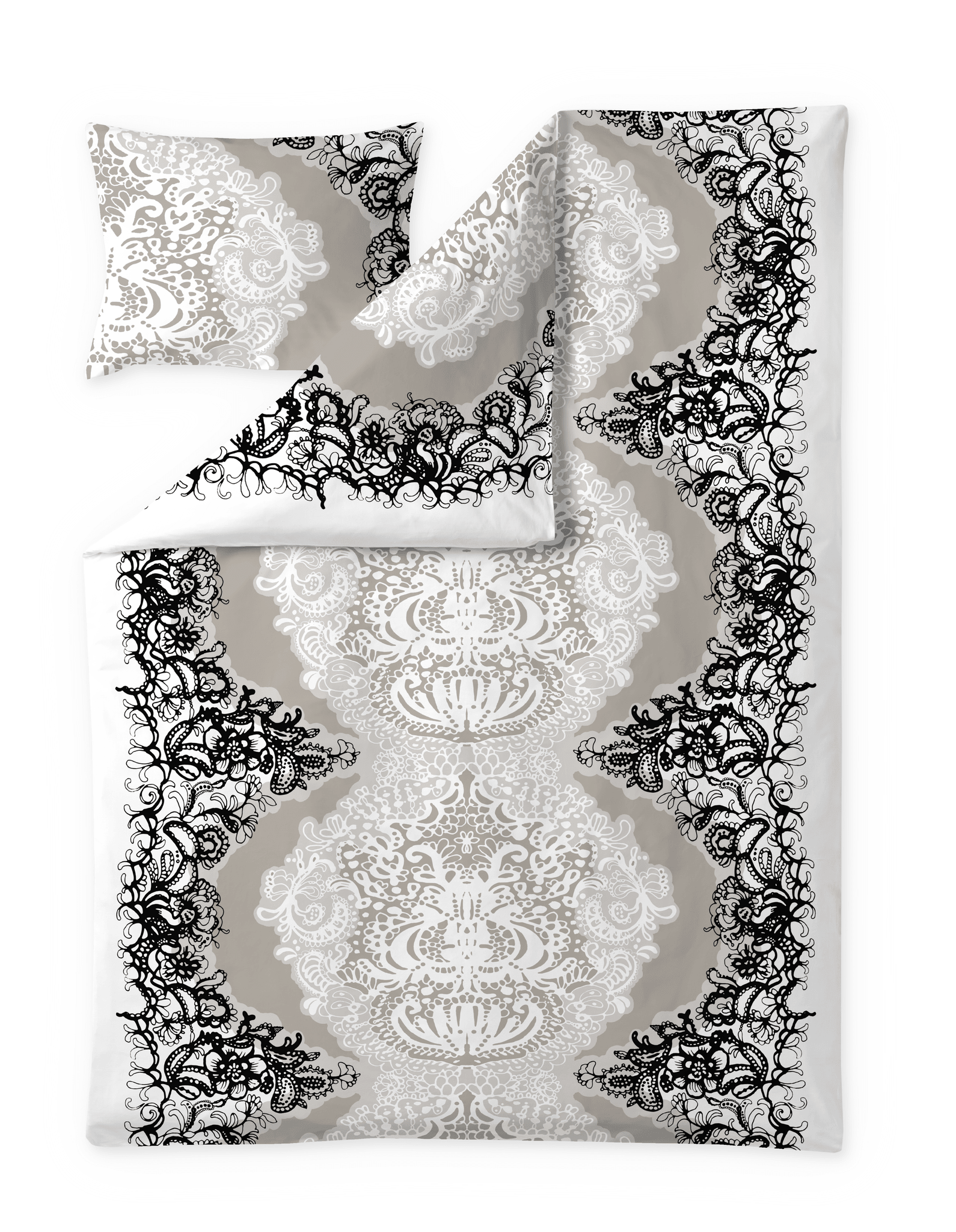 108704-1099; Vallila Mandariini-pussilakanasetti Latte / 150x210 cm 