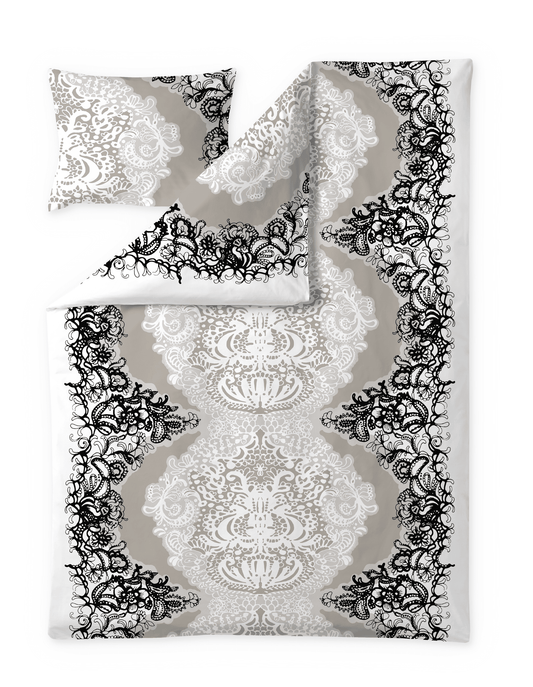 108704-1099; Vallila Mandariini-pussilakanasetti Latte / 150x210 cm 