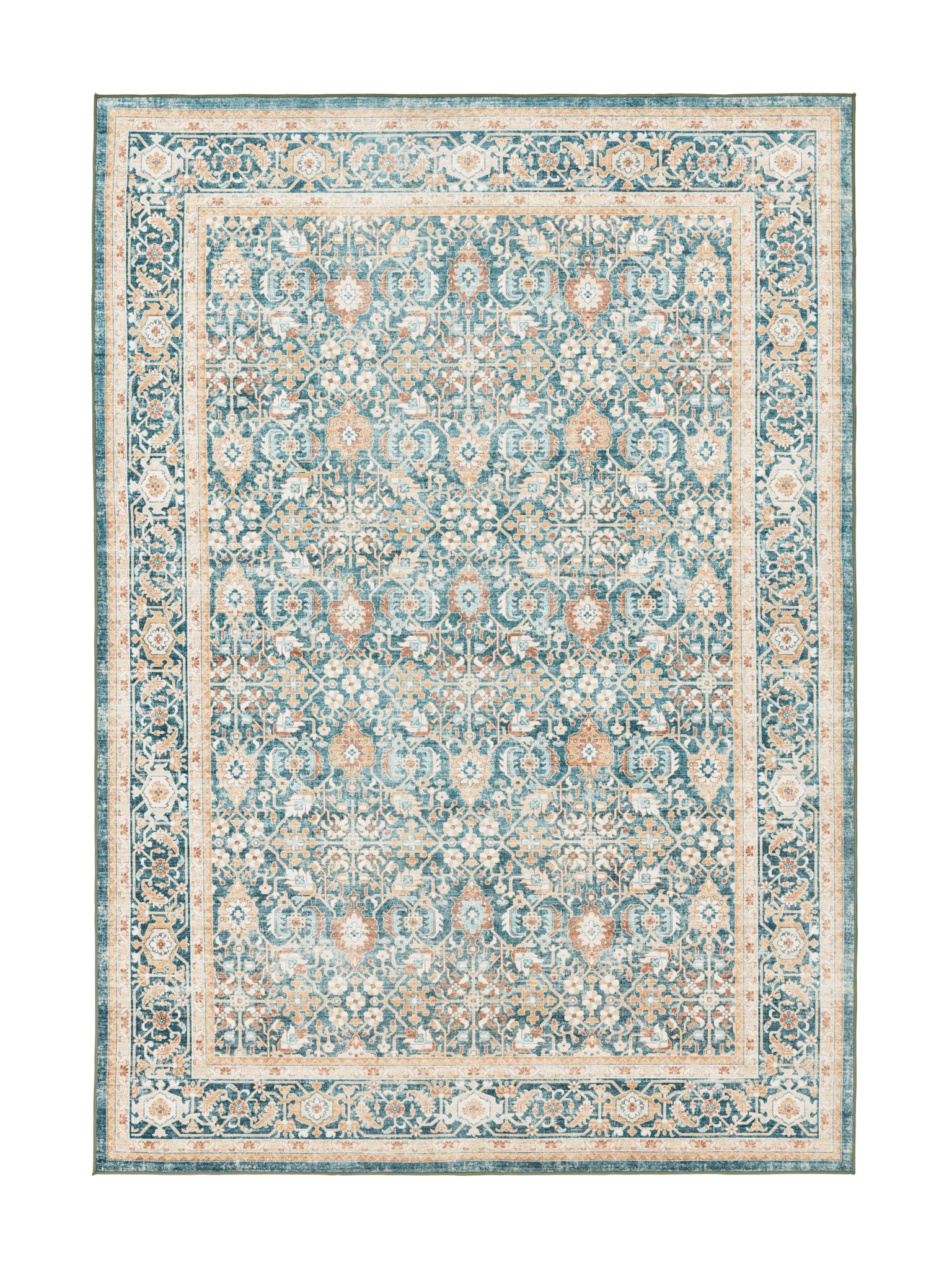 108336-7464; Vallila Jalokivi-matto Turkoosi / 200x300 cm 