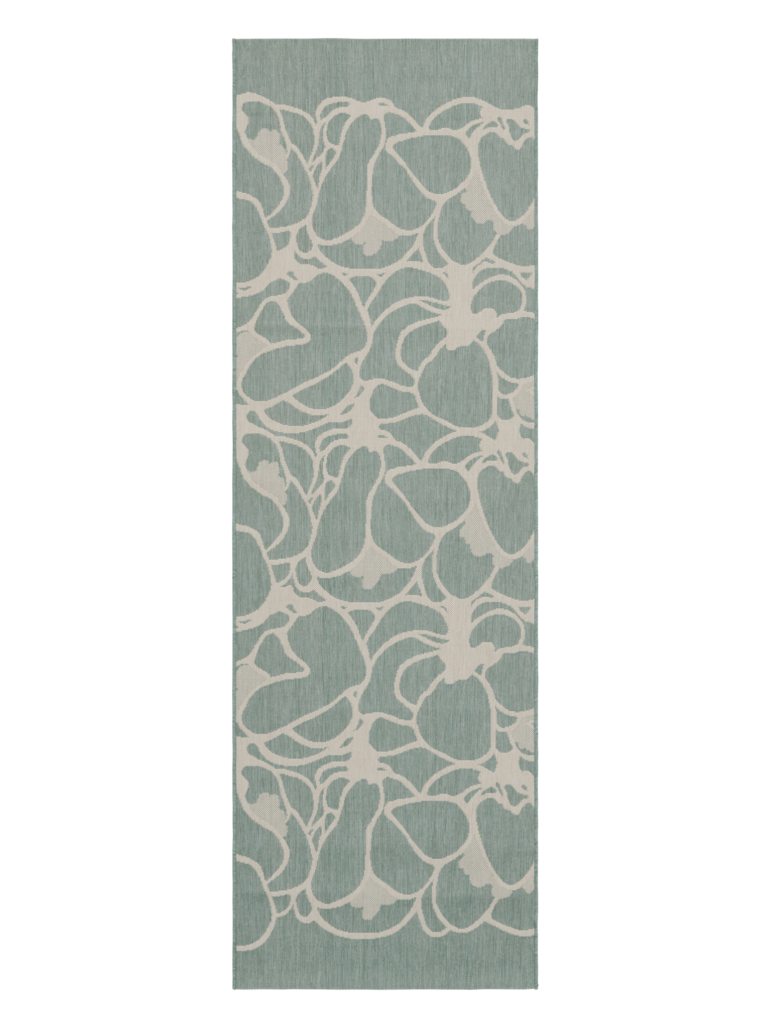 108296-7100; Vallila Makeba-käytävämatto Salvianvihreä / 100x300 cm 