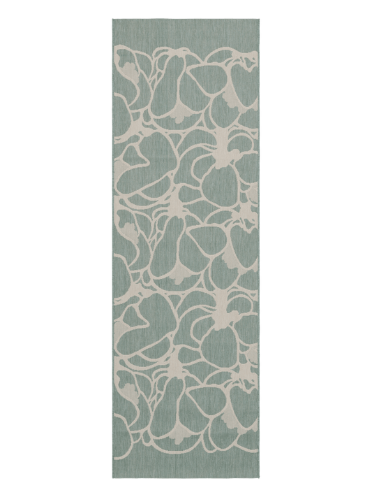 108296-7100; Vallila Makeba-käytävämatto Salvianvihreä / 100x300 cm 