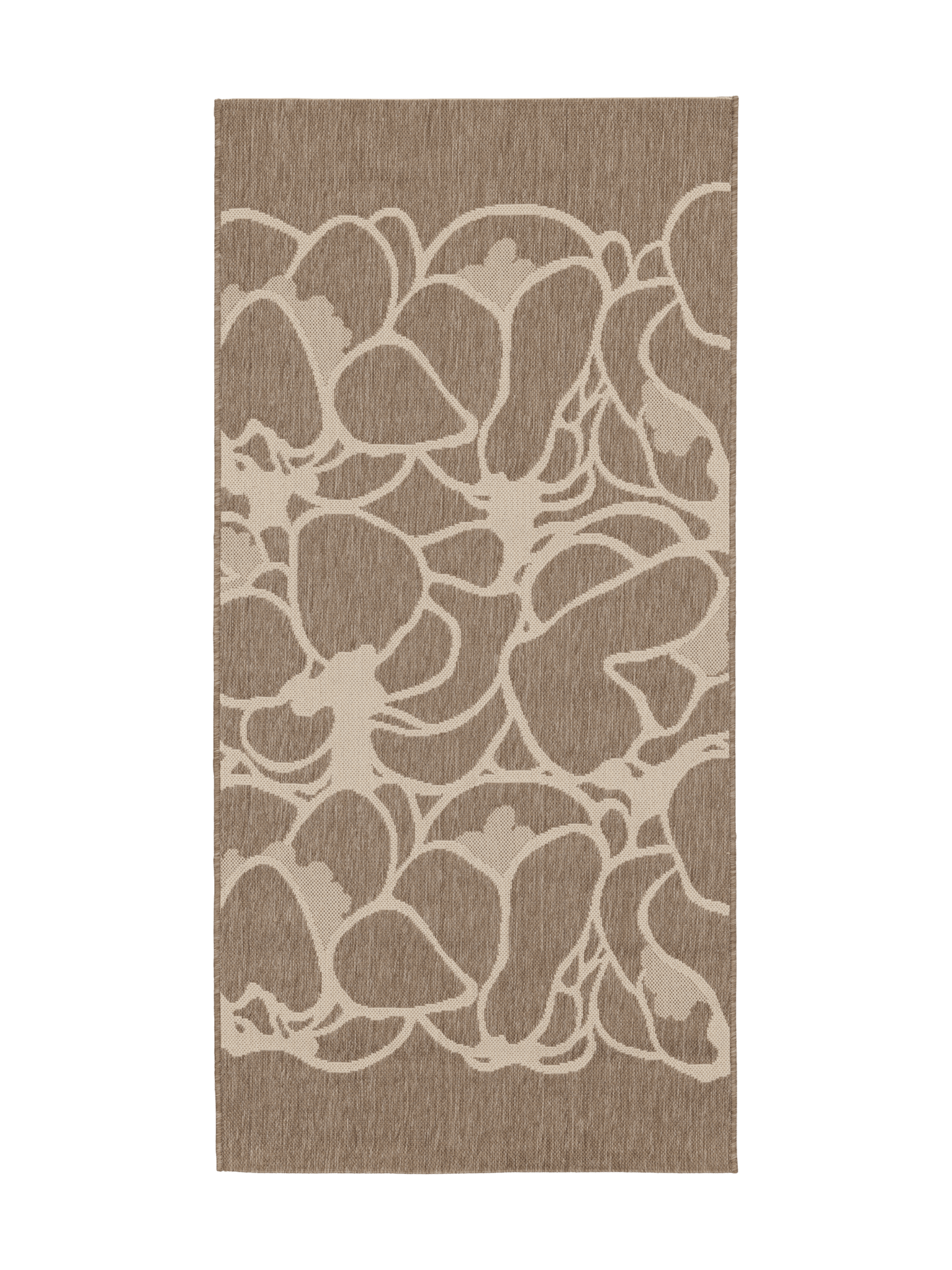 108295-1001; Vallila Makeba-käytävämatto Beige-valkoinen / 100x200 cm 