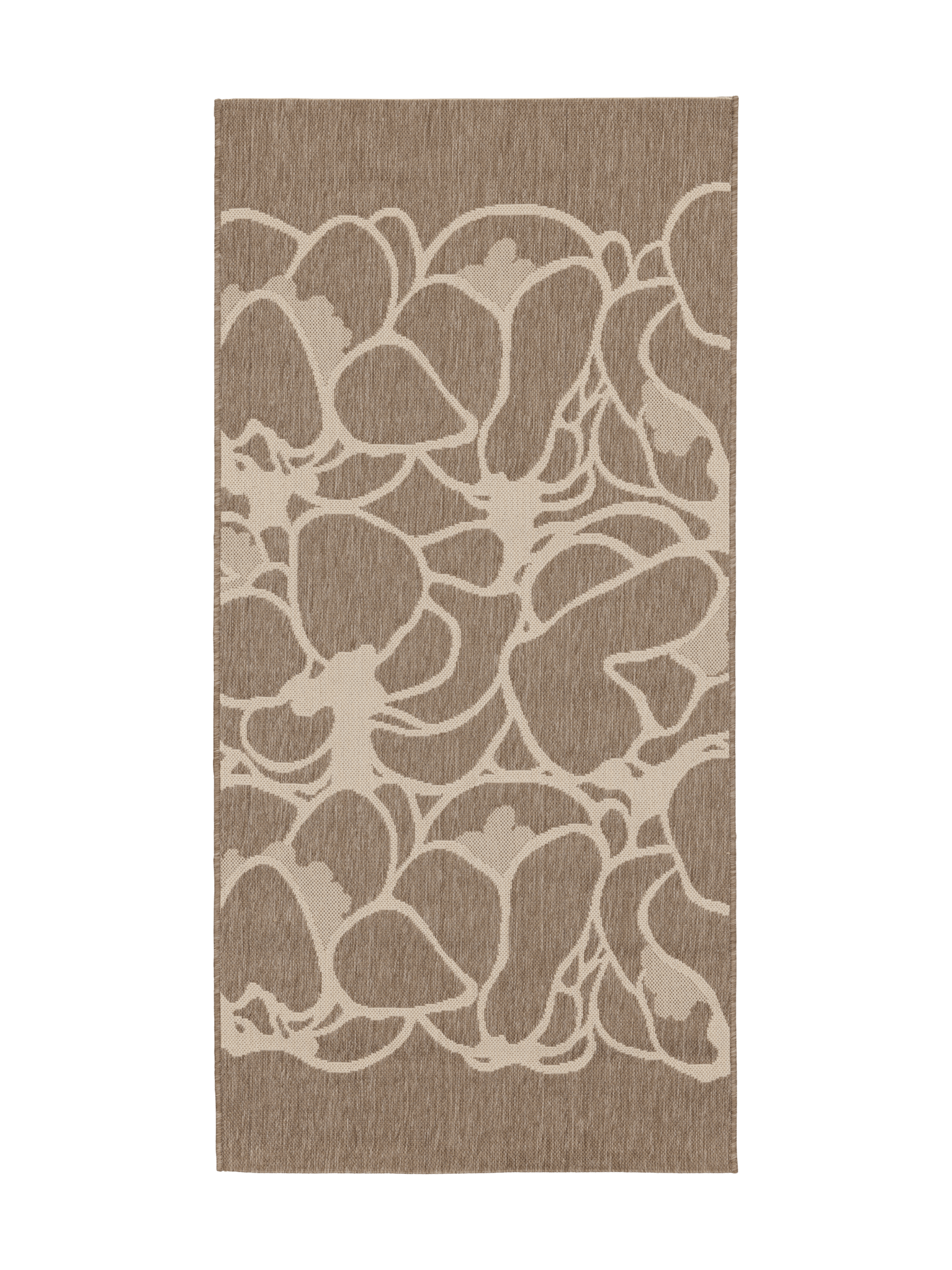 108295-1001; Vallila Makeba-käytävämatto Beige-valkoinen / 100x200 cm 