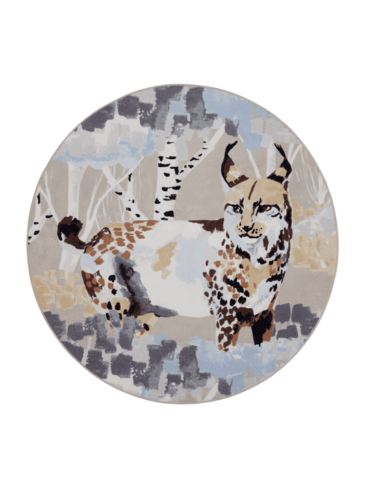 109342-1060; Vallila Ilves-matto Beige / Sininen / Ø120 cm 