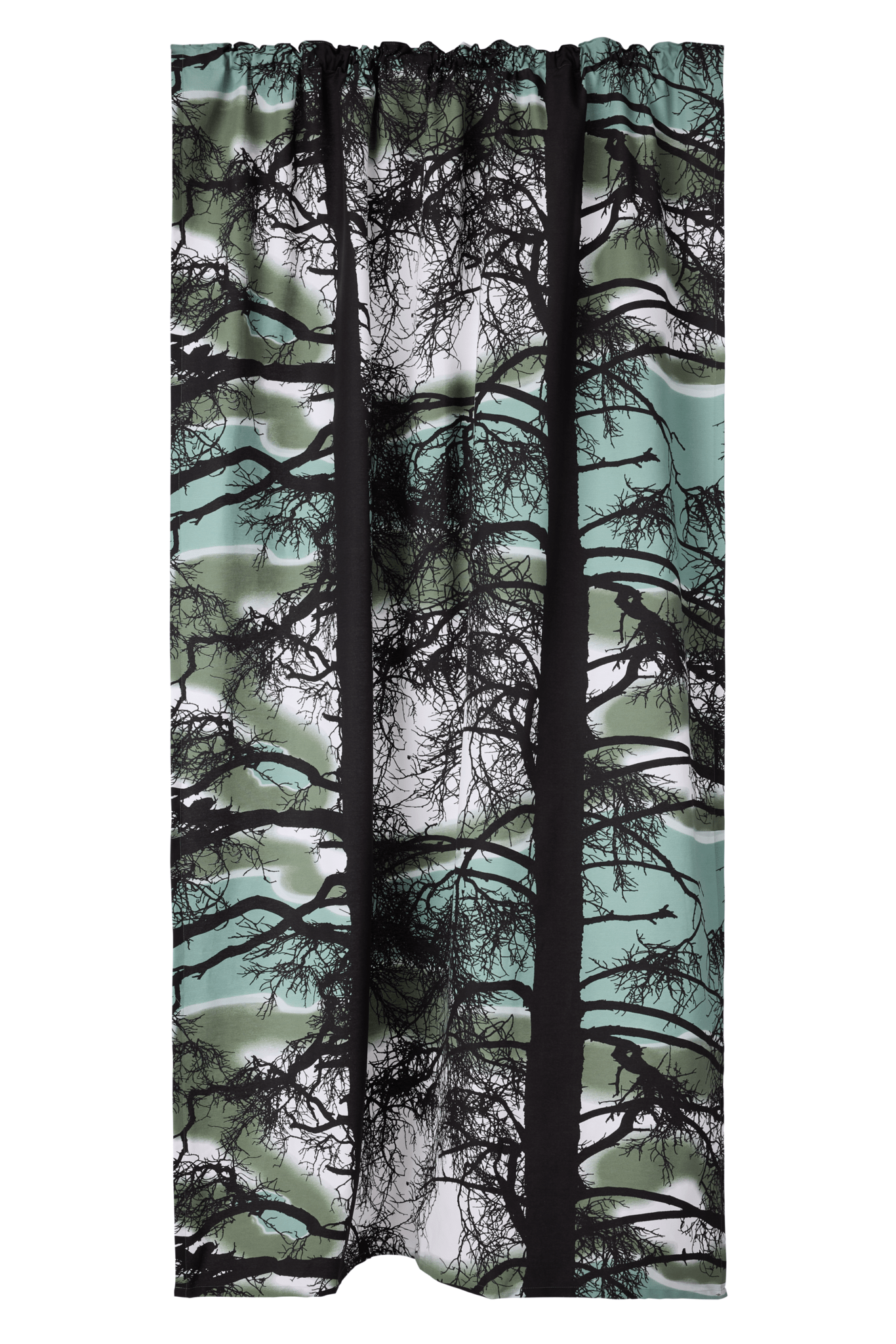 108107-7100; Vallila Kelohonka-verho Mintunvihreä / 140x250 cm 