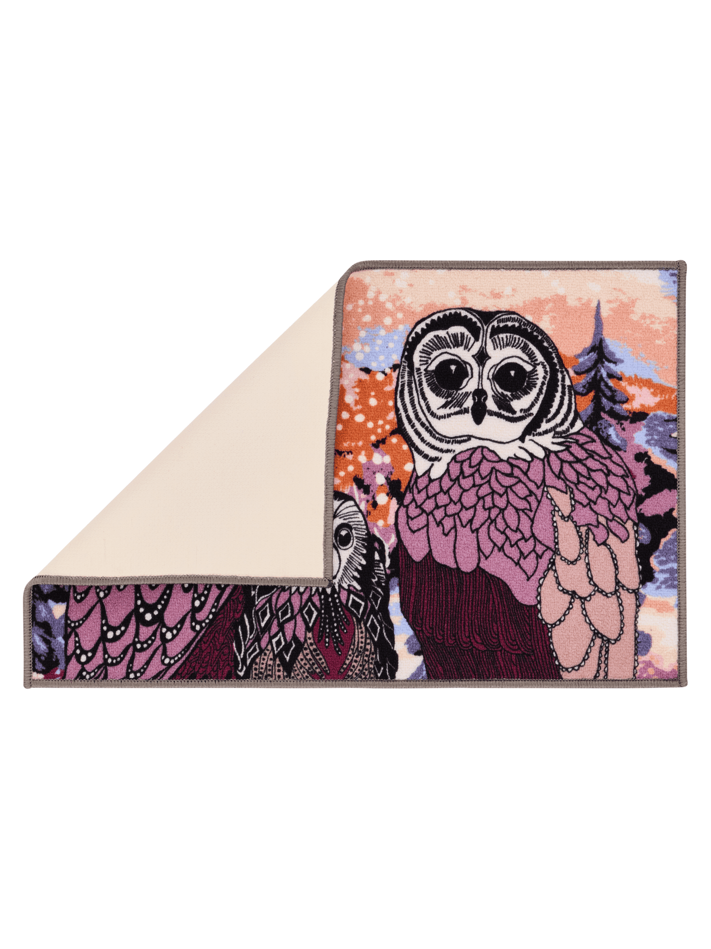 108746-3700_2; Vallila Huhuu-kynnysmatto Terra / 50x80 cm 