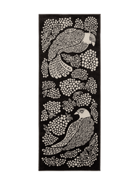 108774-9700; Vallila Viserrys-käytävämatto Tummanharmaa / 80x200 cm 