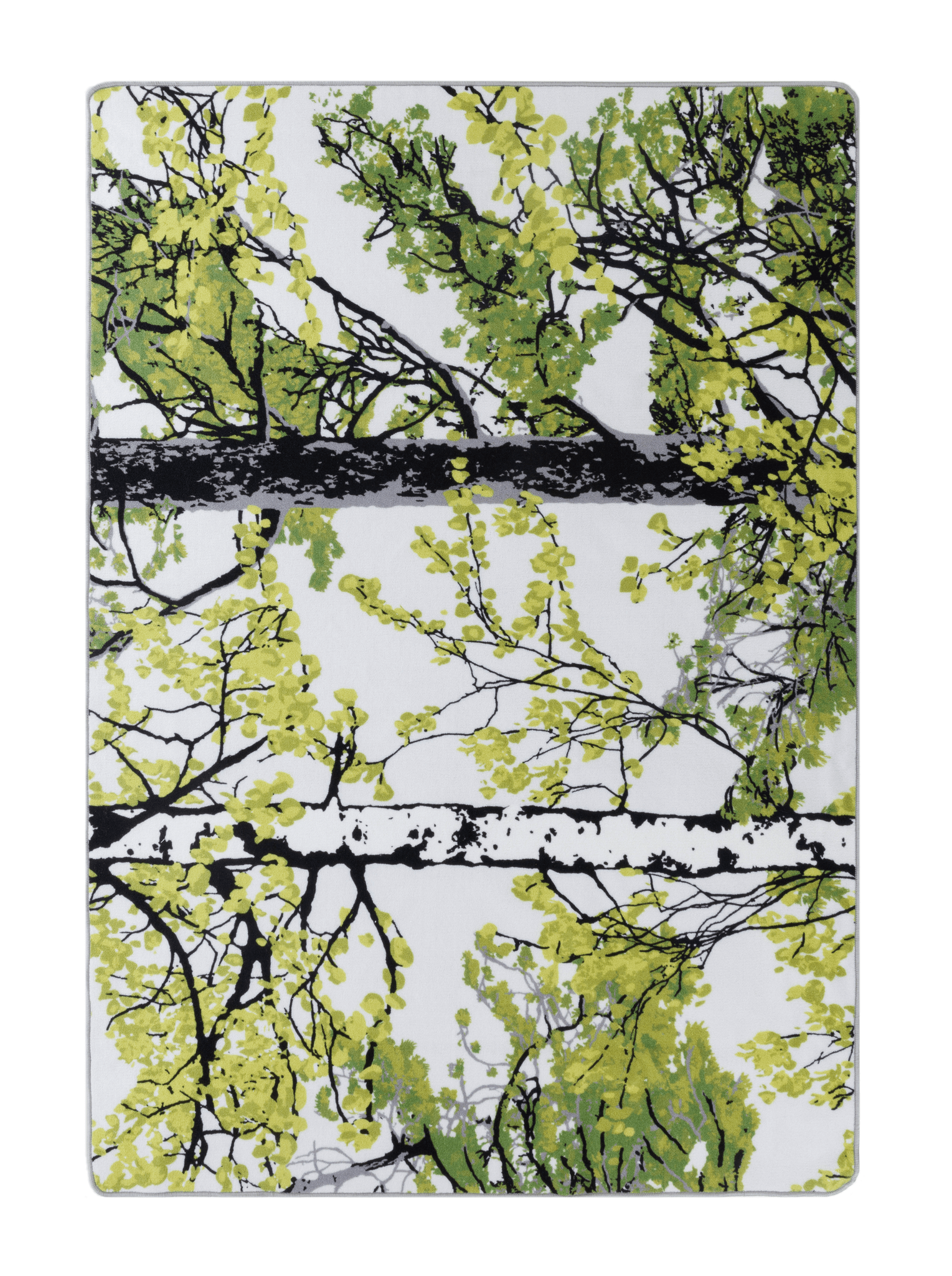 104549-02; Vallila Retriitti-matto Vihreä / 160x230 cm 