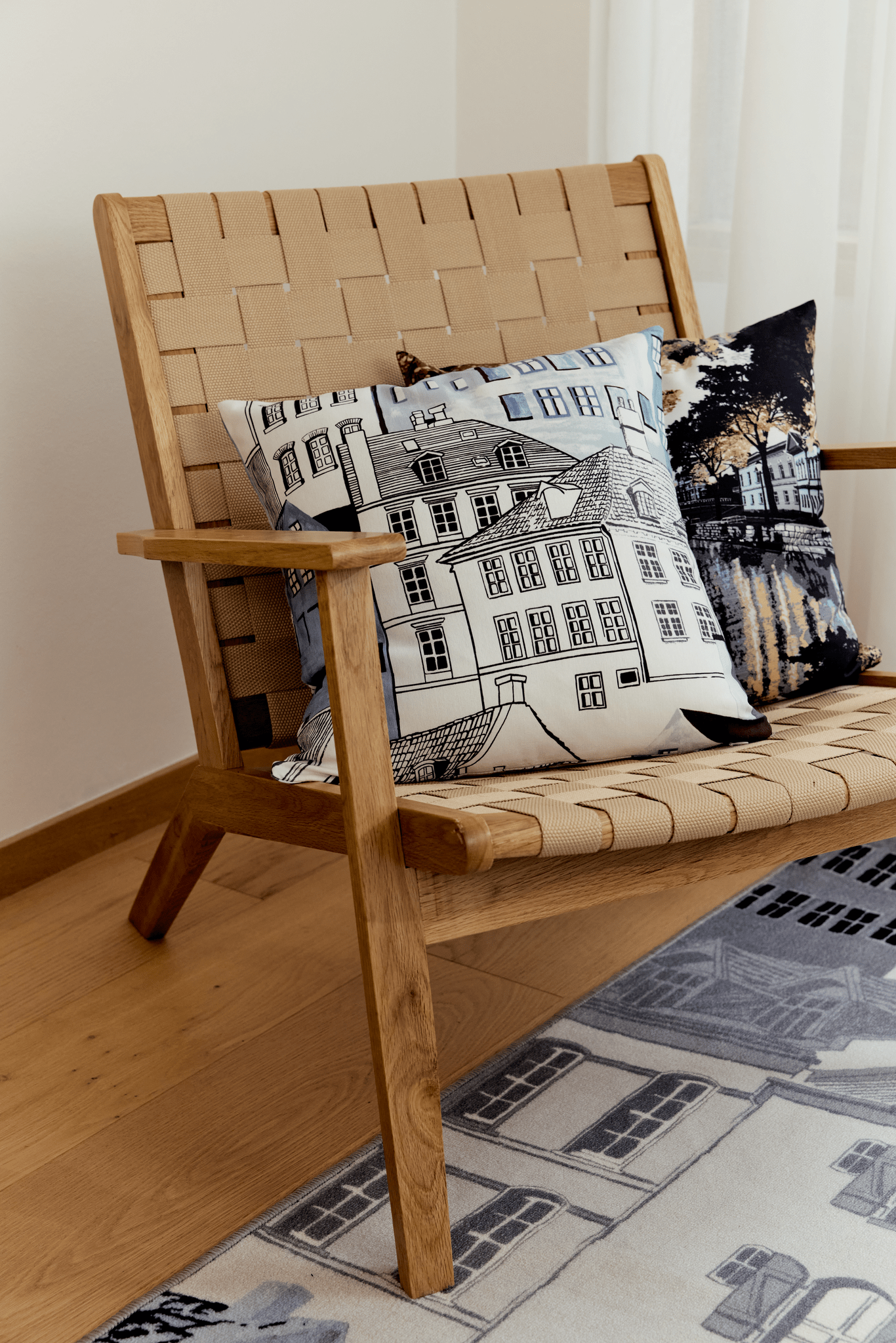 108573-6370_1; Vallila Kobenhavn-koristetyynynpäällinen Mintunvihreä / 43x43 cm 