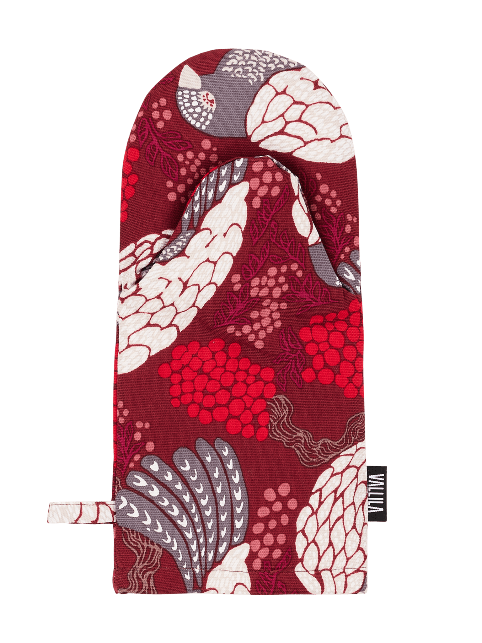 109320-4800; Vallila Viserrys-patakinnas Punainen / 15x34 cm 