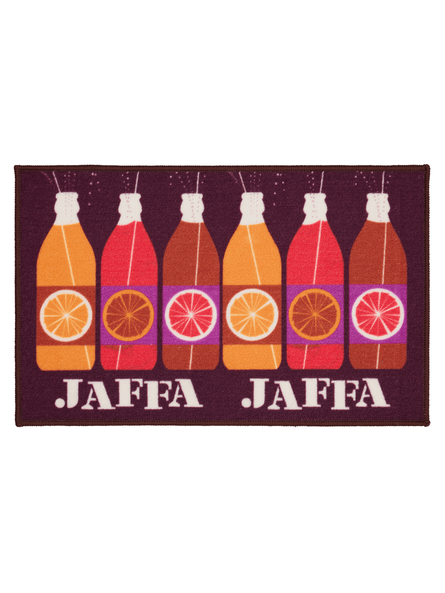 108738-4900; Vallila Jaffa-kynnysmatto Viininpunainen / 50x80 cm 