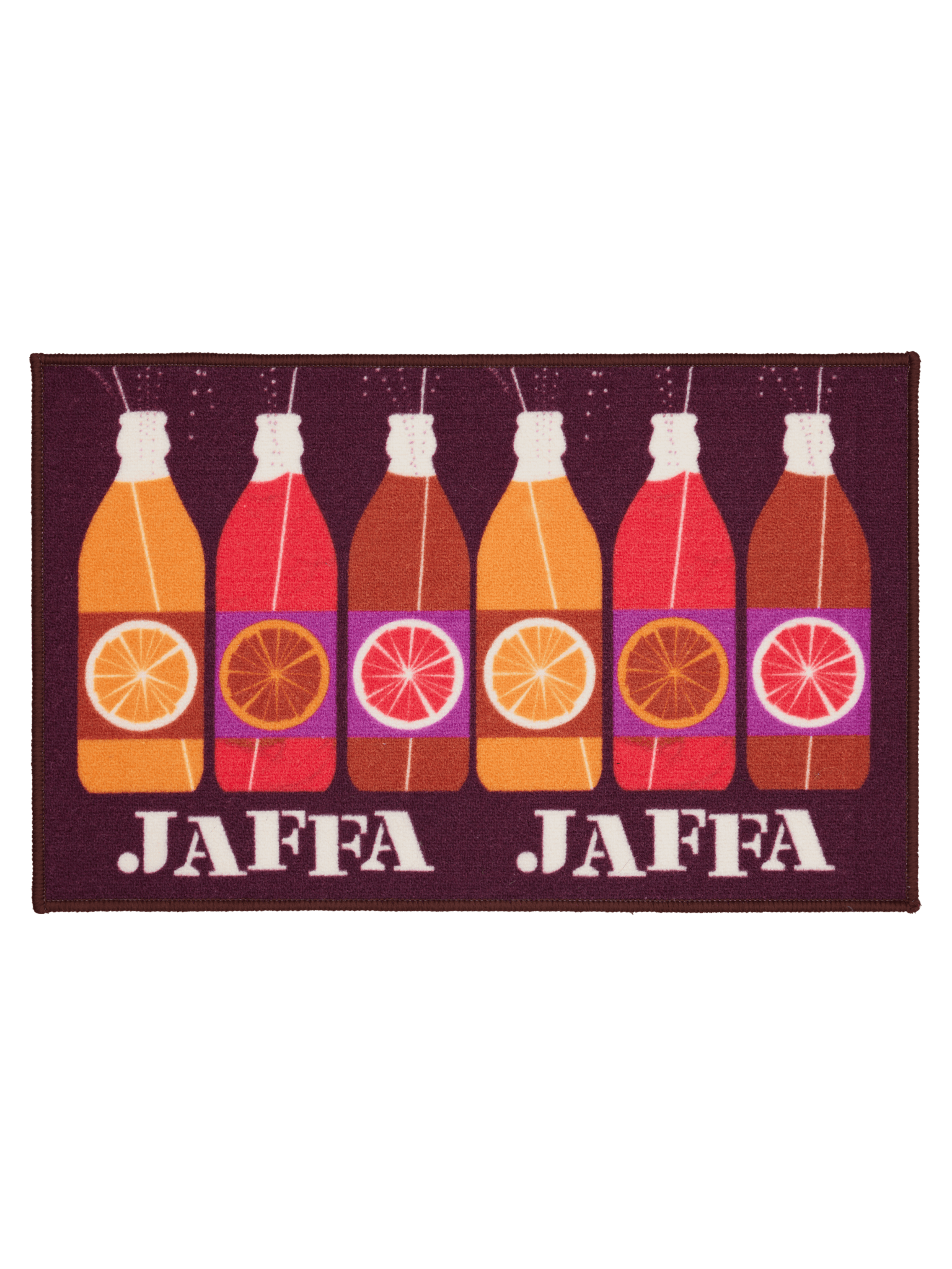 108738-4900; Vallila Jaffa-kynnysmatto Viininpunainen / 50x80 cm 