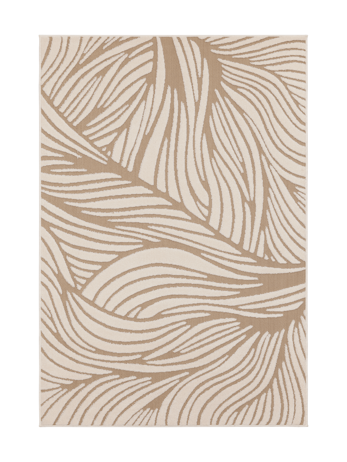 109262-1001; Vallila Aallokko-matto Beige-valkoinen / 160x230 cm 