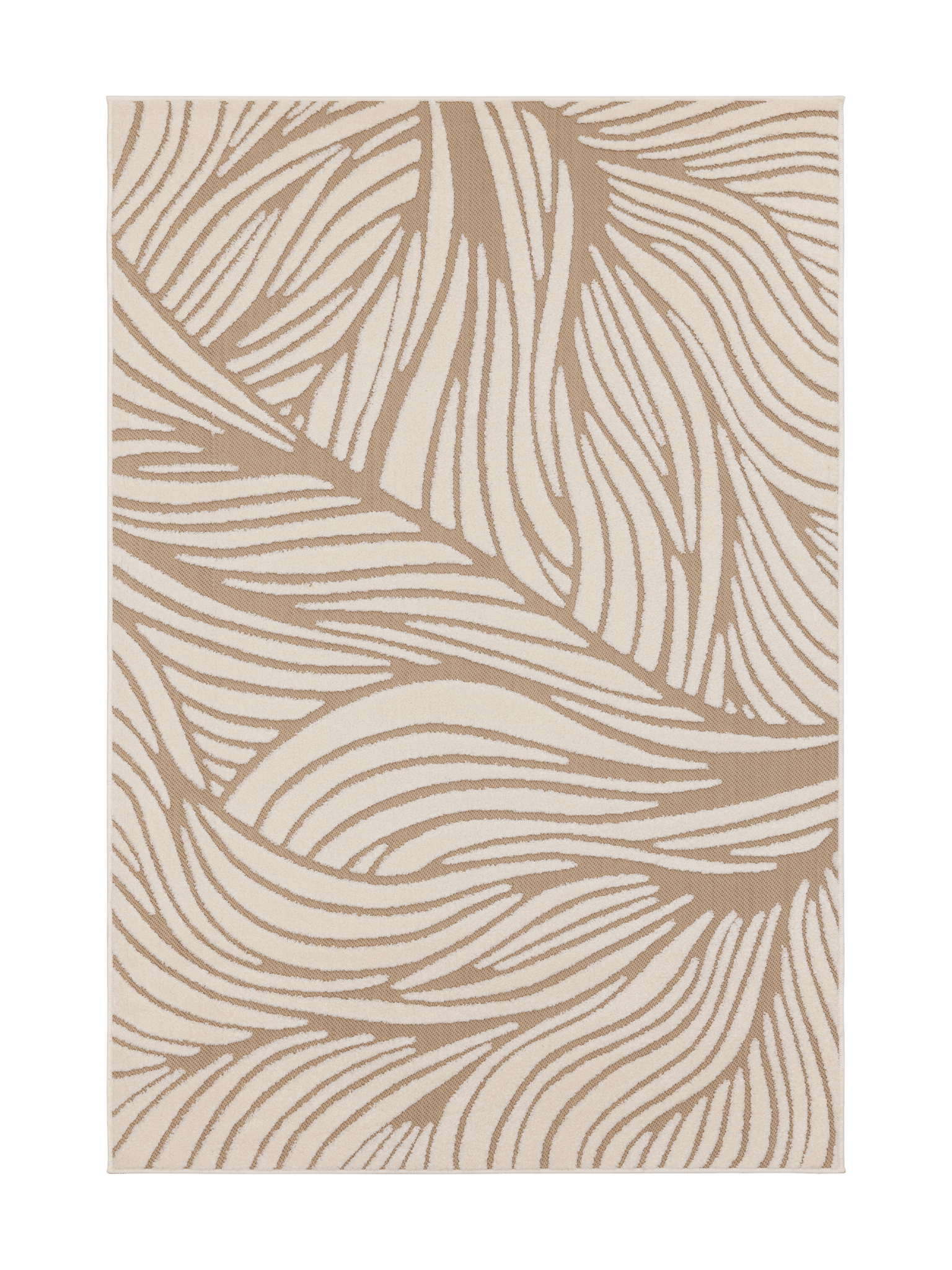 109262-1001; Vallila Aallokko-matto Beige-valkoinen / 160x230 cm 