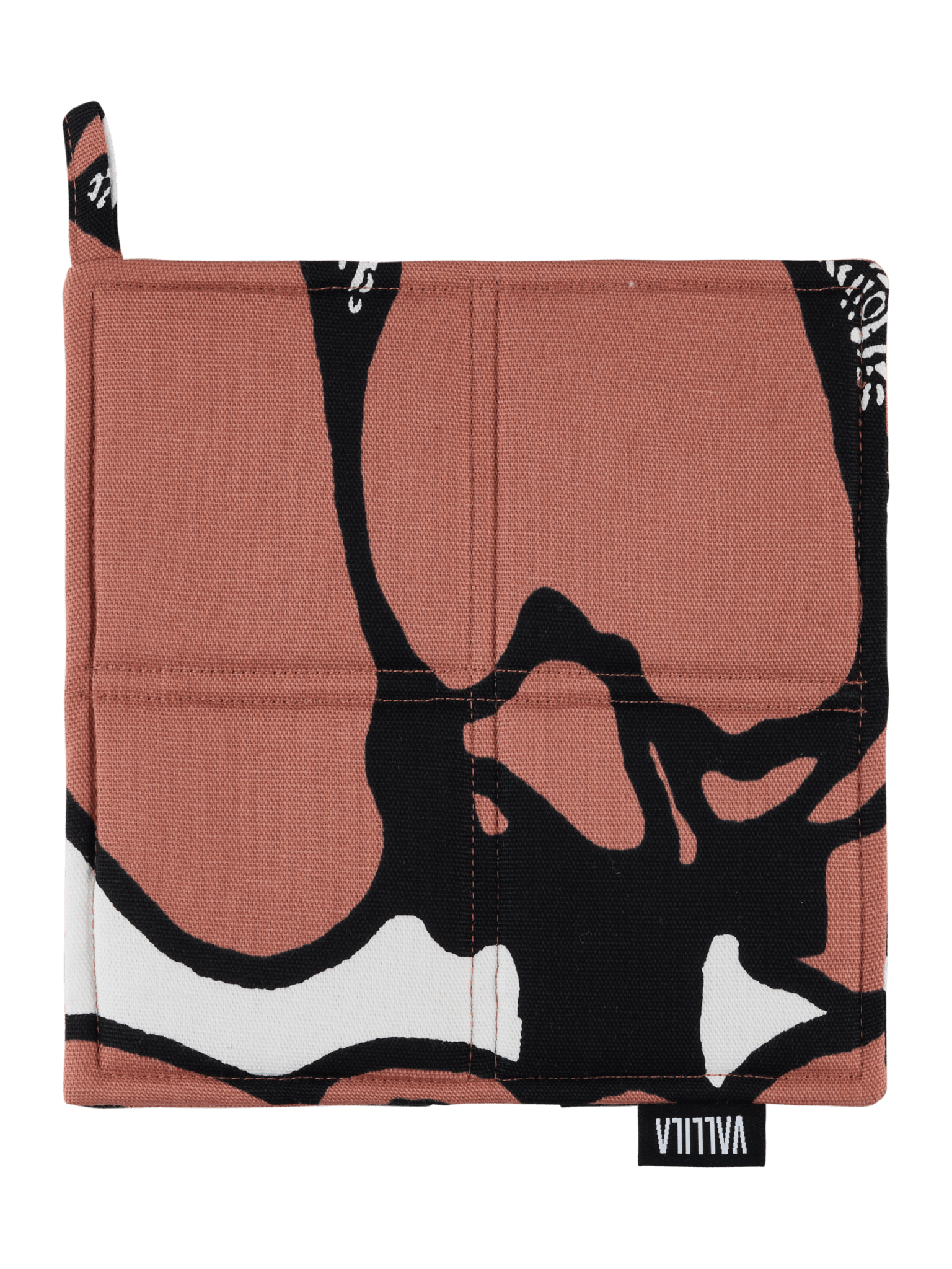 107966-4202; Vallila Makeba-patalappu 2 kpl Punainen-harmaa / 20x20 cm 