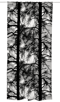 108107-115; Vallila Kelohonka-verho Savunharmaa / 140x250 cm 